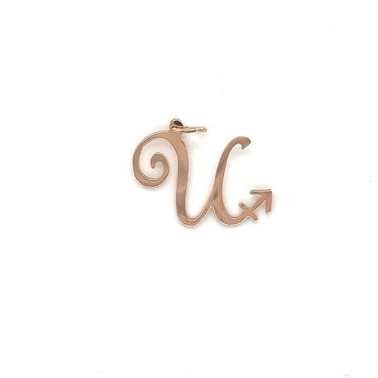 Sagittarius Initial Necklace