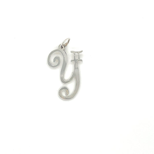 Gemini Initial Necklace